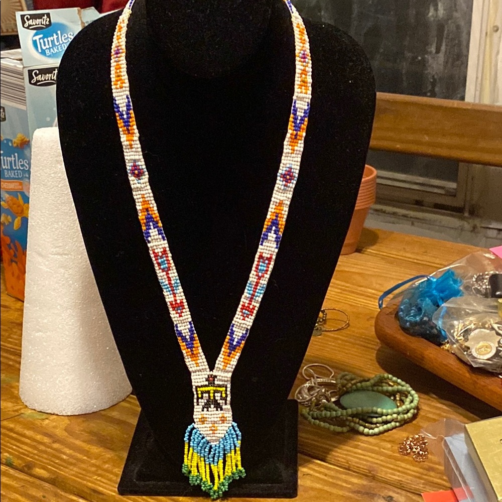Colorful Beaded Necklace southwestern